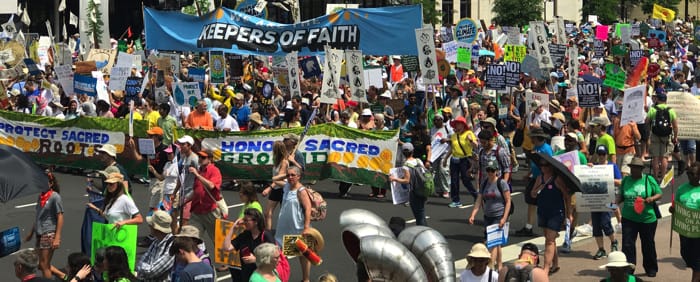 Climate march on nation’s Capitol draws keepers of faith