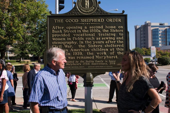 Historical marker recognizes Good Shepherd in Louisville, Kentucky