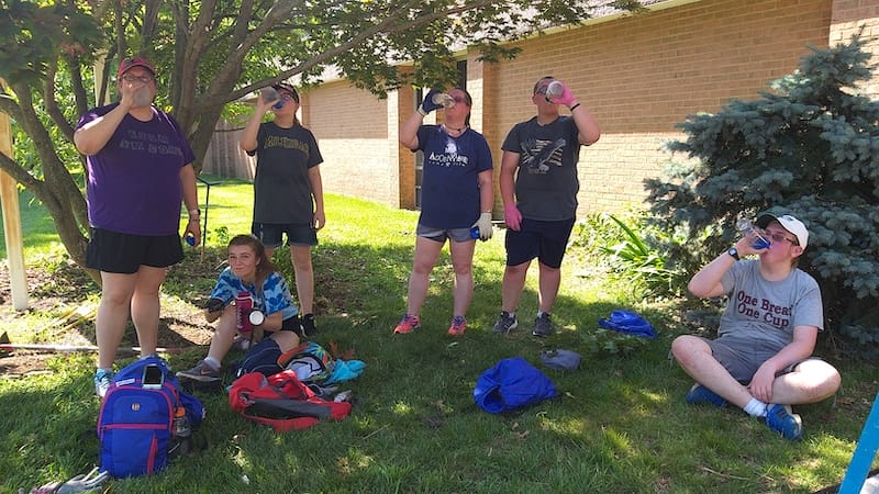 volunteers