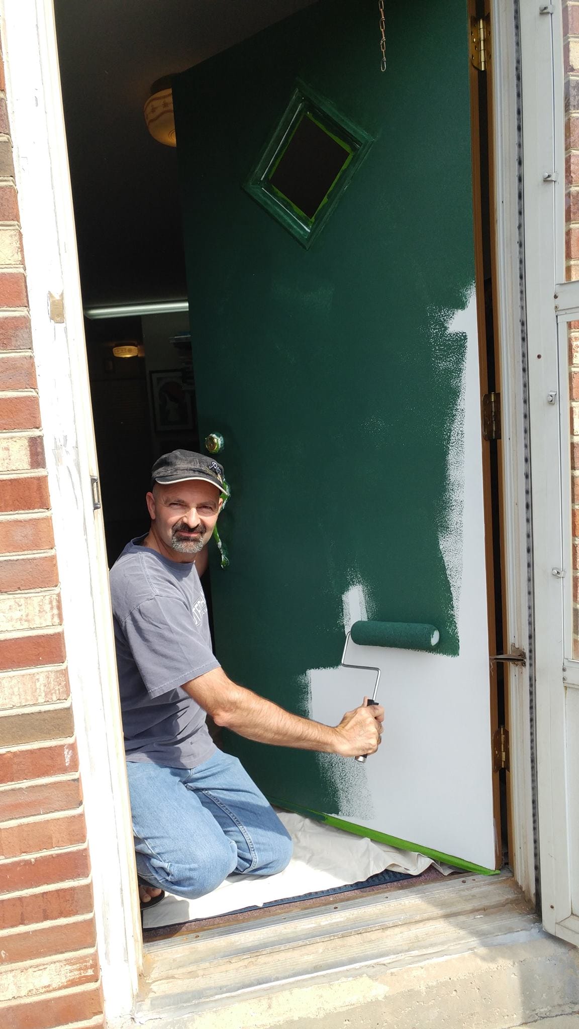 green door