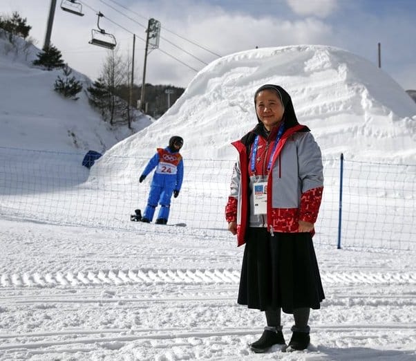 Sister Droste Kim brings Good Shepherd presence to winter Olympics